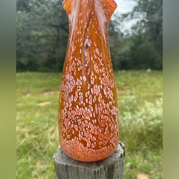 MCM Hand Blown Art Glass Swung Vase - Picture 3 of 7